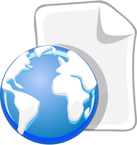 World Wide Document Icon Clipart