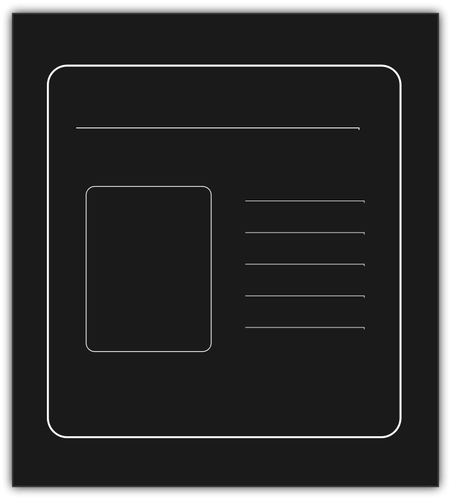 Monochrome Presentation Icon Clipart