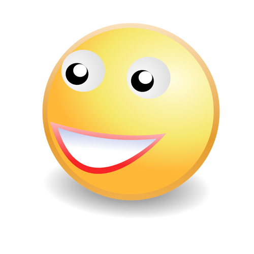 Cheeky Smile Smiley Face Icon Clipart