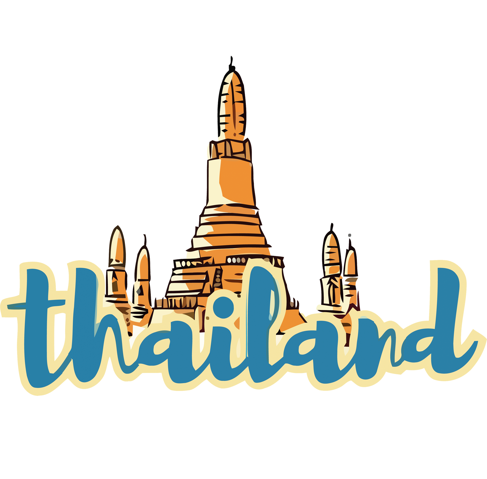 Sticker Material Euclidean Vector Thailand Logo Clipart
