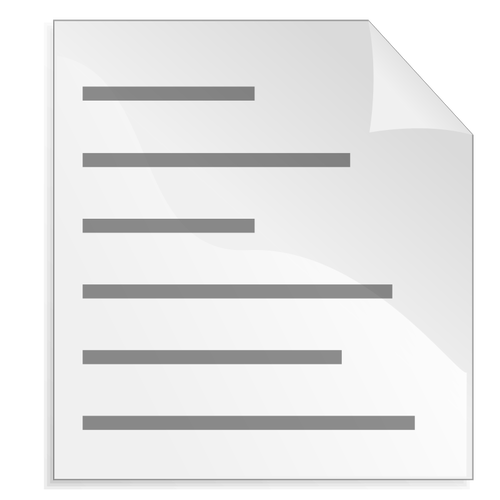 Text Page Icon Clipart