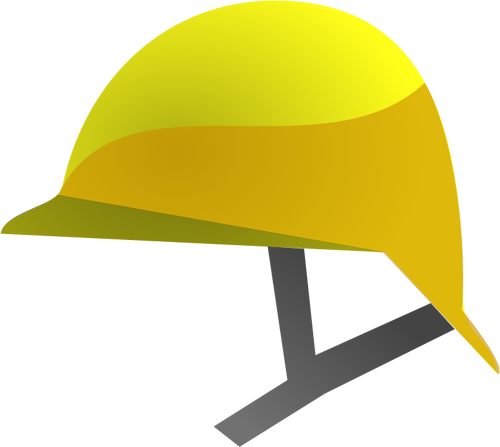 Of Yellow Construction Helmet Icon Clipart