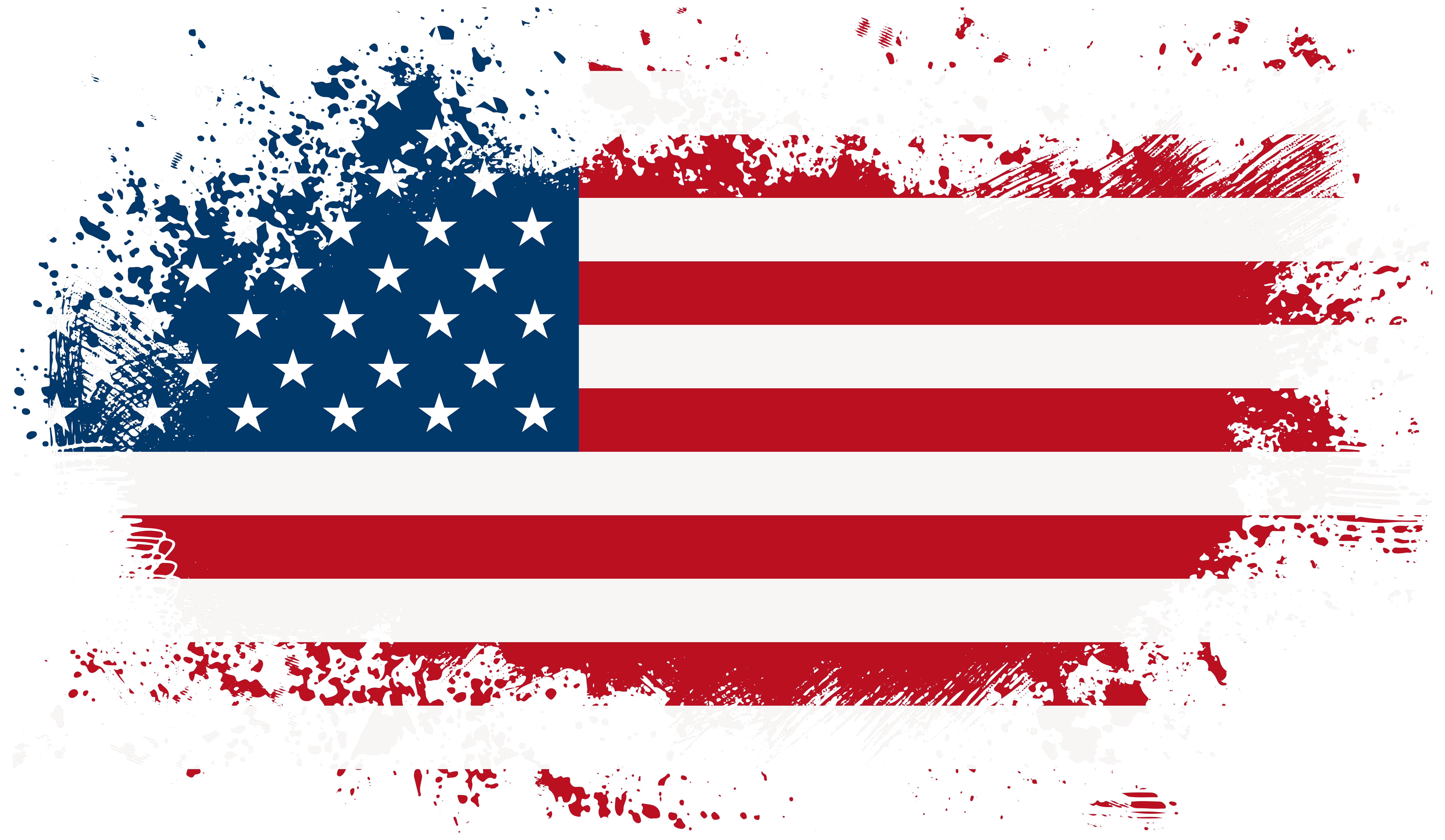 United Of States Flag The America Day Clipart