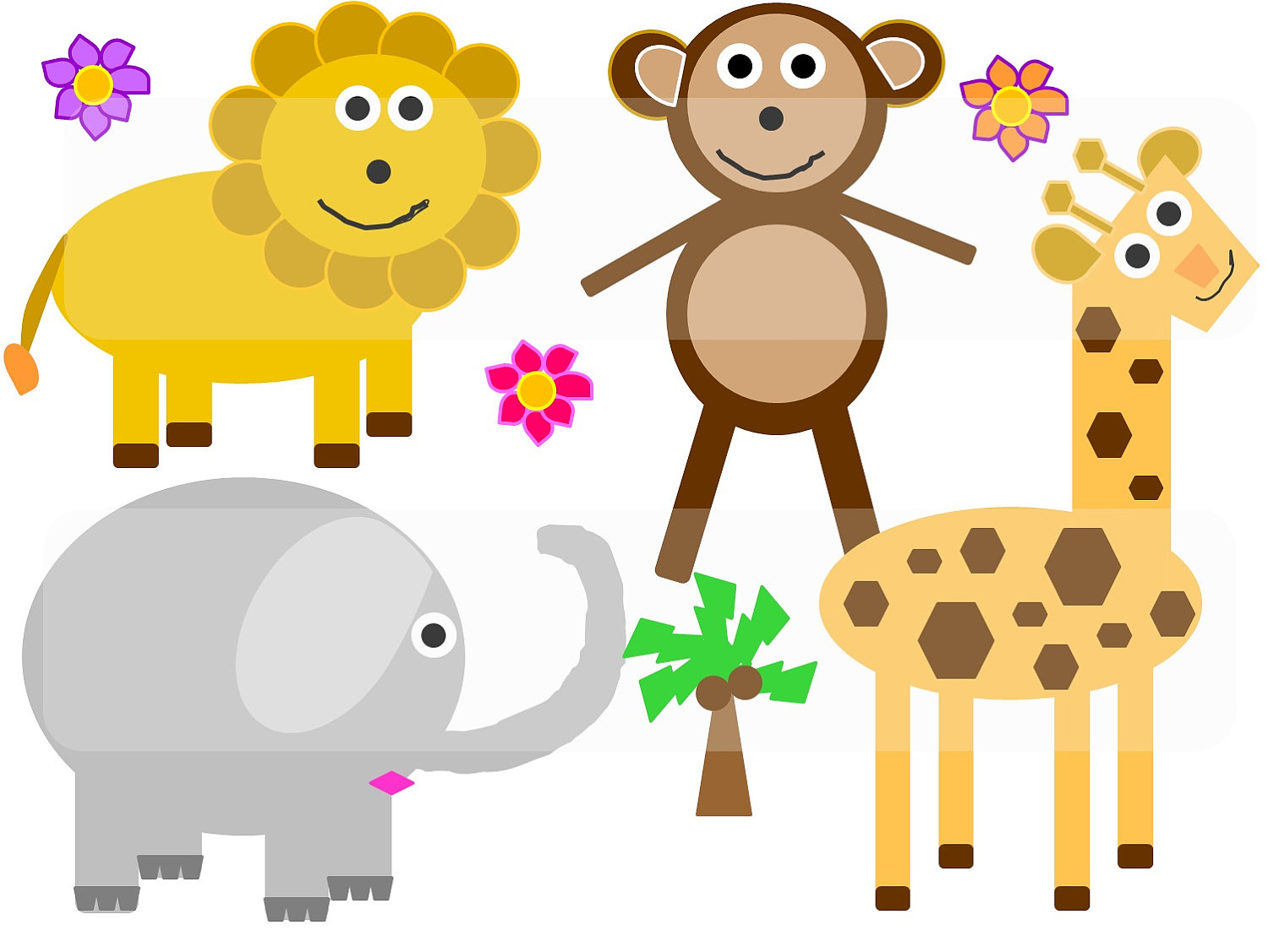 Fresh Jungle Animals For Download Search For Clipart