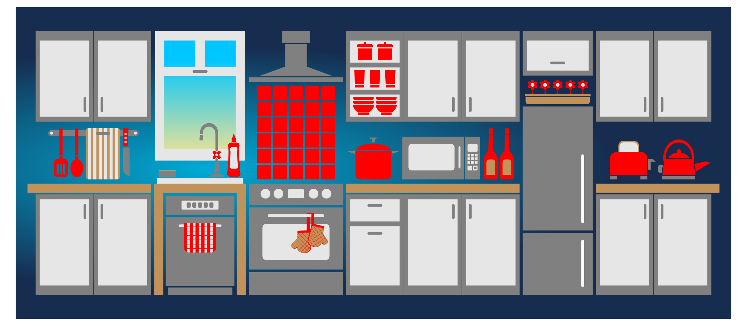 Free Simple Kitchen Hd Image Clipart