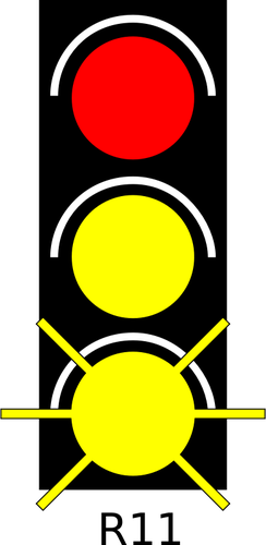 Of Amber Go Traffic Light Illustration Clipart