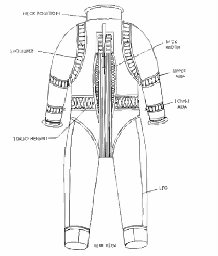 Nasa Flight Suit Development Clipart