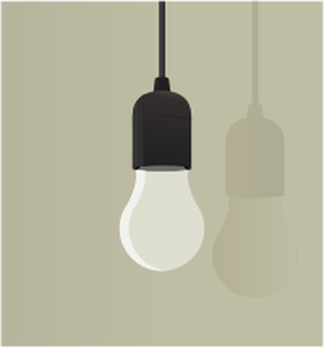 Hanging Light Bulb Clipart