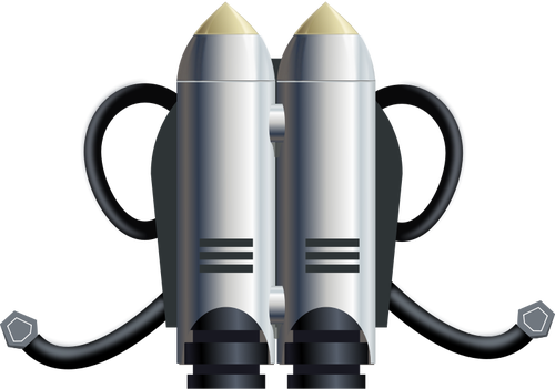 Individual Space Flight Jet Pack Clipart