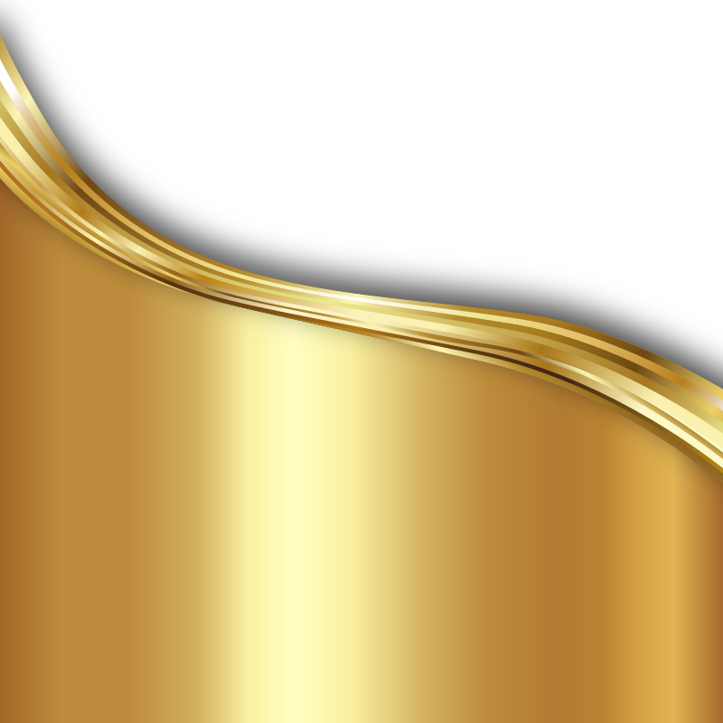 Golden Wavy Gold Material Lines Texture Vector Clipart