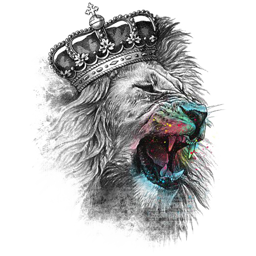 Head Crown T-Shirt Lion Iron-On Lion'S Clipart