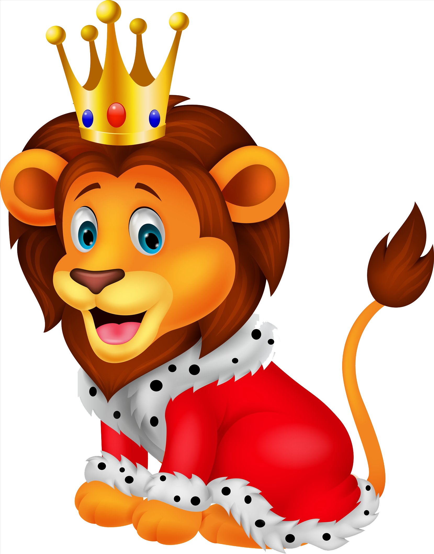 Crowned Lion Free Download PNG HQ Clipart