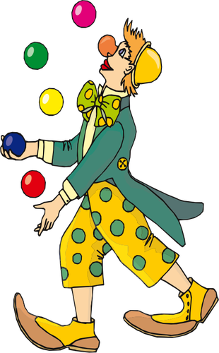 Of Juggler Clown Clipart