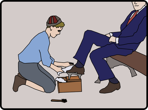 Shoeshiner Clipart