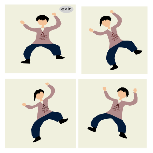 Dancing Cycle Clipart