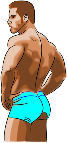 Of Body Builder Clipart