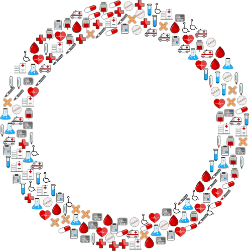 Medical Icons Circle Image Clipart
