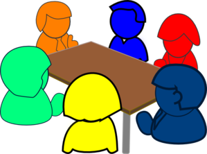 Colorful Meeting At Clker Vector Png Image Clipart
