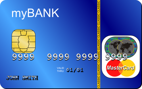 Credit Card Template Clipart