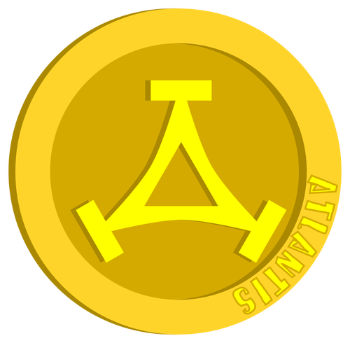 Atlantis Coin Clipart