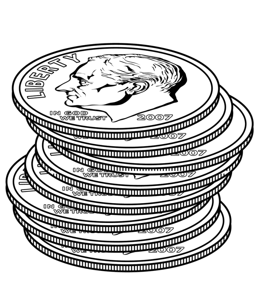 Money Black And White Hd Photo Clipart