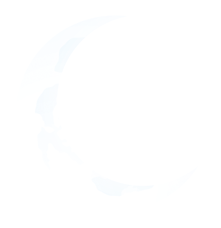 Angle Pattern Moon Black Outer White Glow Clipart