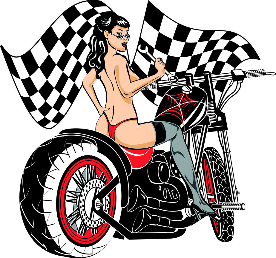Free Motorcycle Silhouette Vector For Download Clipart