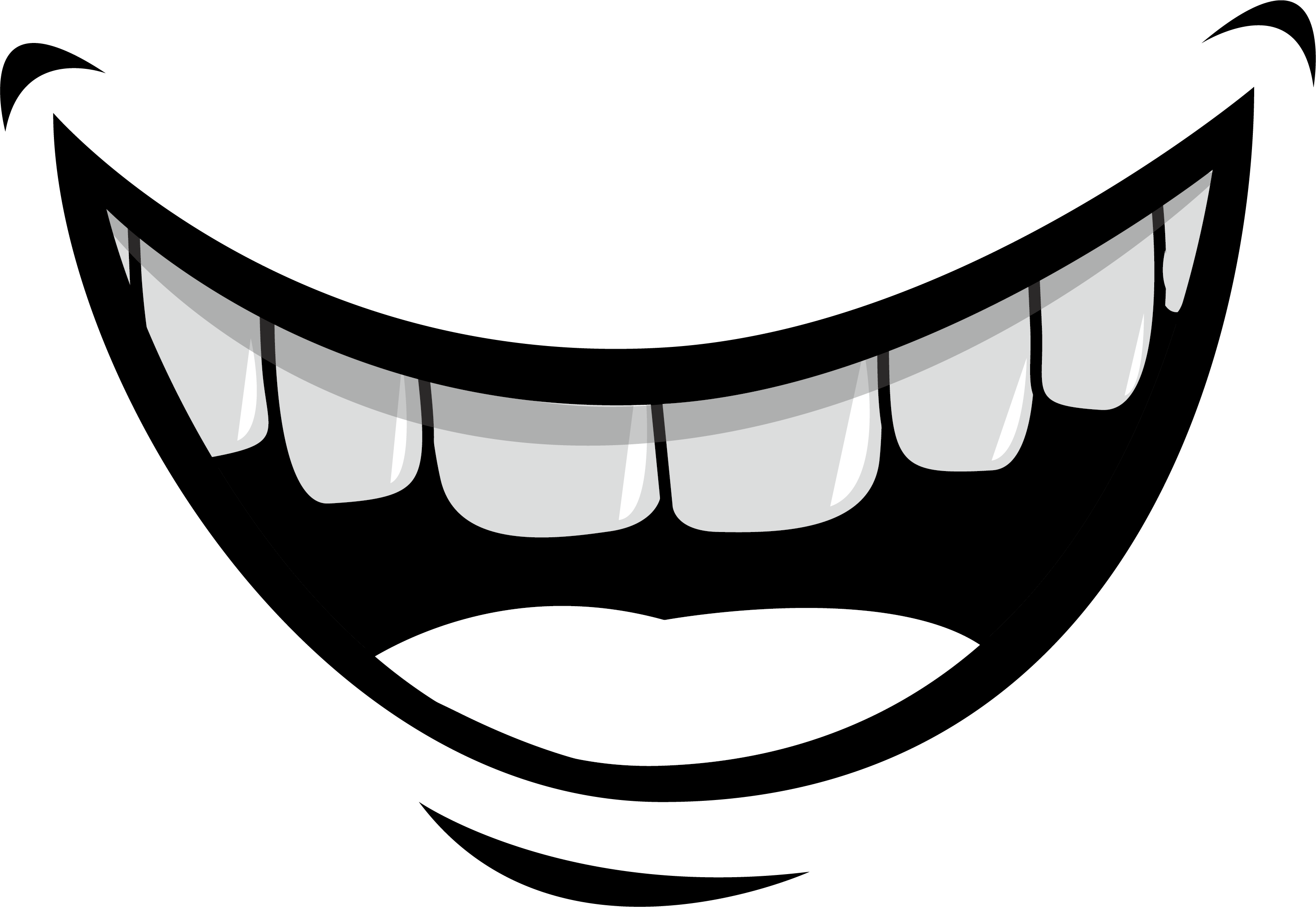 Illustration Creative Lip Smile Mouth Tooth Expression Clipart