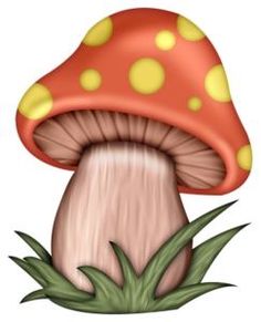 Mushroom Flora Fona Image Png Clipart