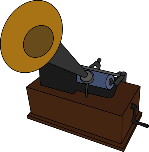 Of Gramophone Clipart