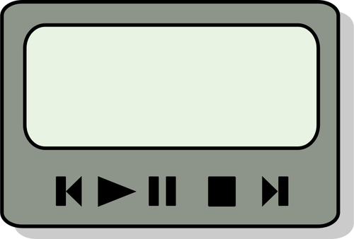 Of Zinf Audio Player Clipart