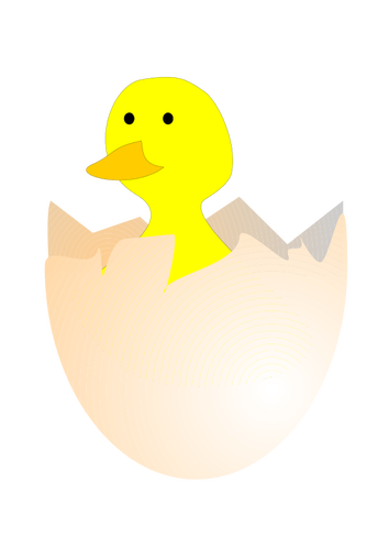 A Chick Silhouete Clipart