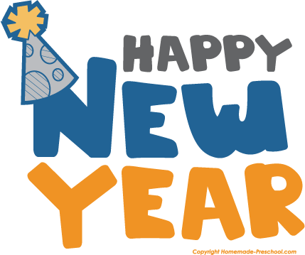 New Year 6 Designs Happy New Year Clipart