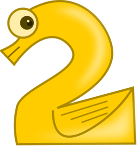 Numbers Animal Number Two At Clker Vector Clipart