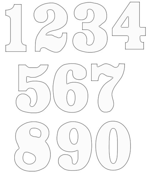 Free Numbers Craft Project Image Png Clipart