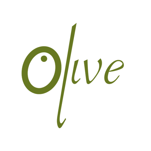Olive Text Logo Clipart