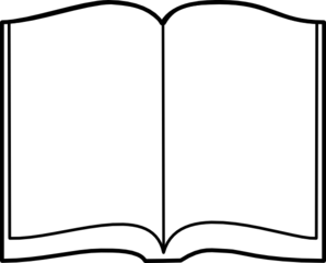 Open Book Template Images Download Png Clipart