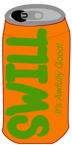 Of Swill Soda Can Clipart