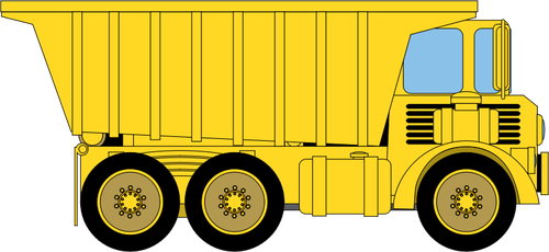 Of Large Mining Truck Clipart