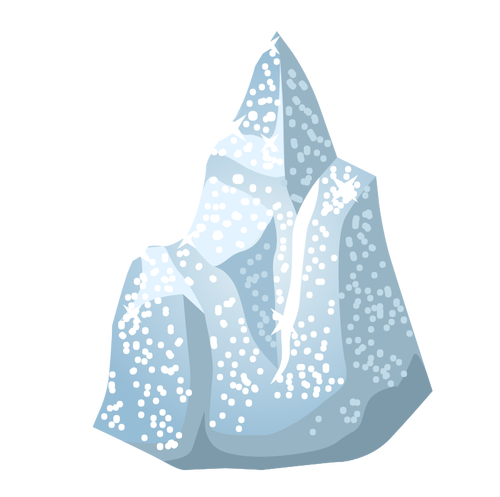 Drawing Of Ice Rock Clipart