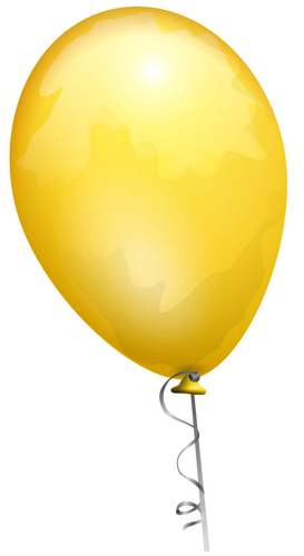 Yellow Balloon Clipart