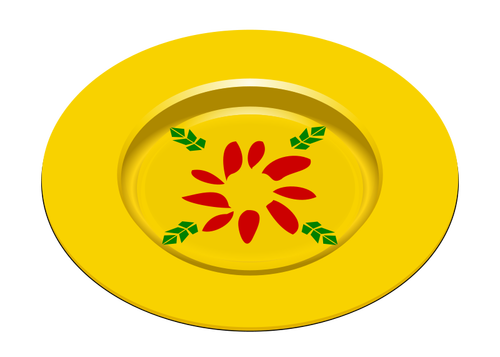 Yellow Dish Clipart