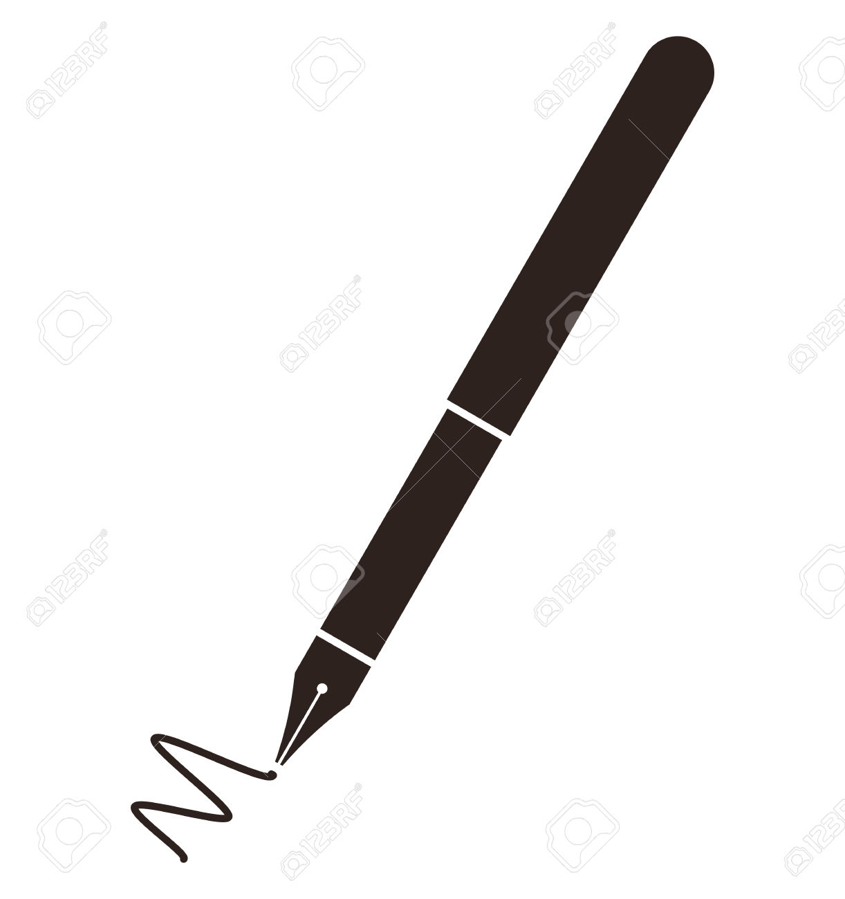 Ink Pen Outline Png Image Clipart