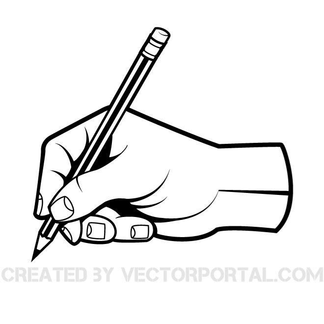 Hand With Pen Clipart Clipart