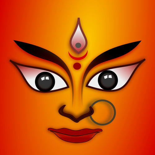 Background Of Goddess Durga Clipart
