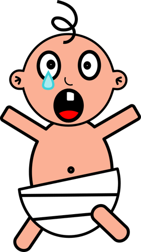 Image Of A Crying Baby Clipart