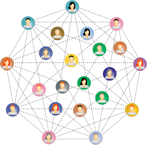 Connections Of Persons Clipart