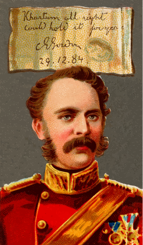 Illustration Of British General Clipart