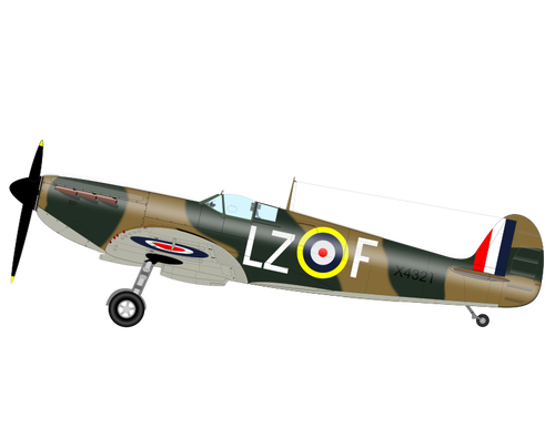 Spititfire Mk1 Aircraft Clipart