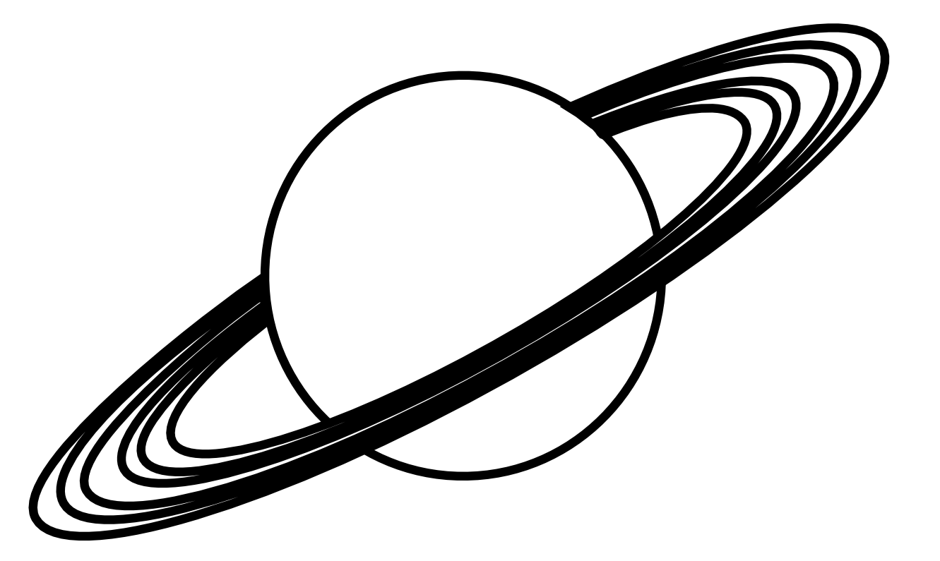Planet Black And White Images Png Image Clipart